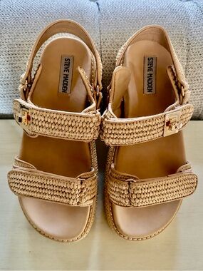 Steve Madden BIGMONA NATURAL RAFFIA